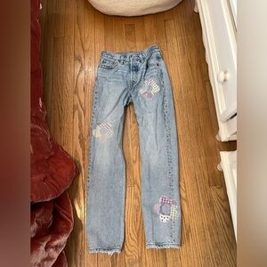 Levi’s Patchwork Jeans